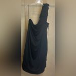 Lane Bryant women’s one-Shoulder bow detail lined black Dress, MSRP $139|Sz:22 Photo 12