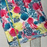 Jason Wu J White Sea Life Seashells Corals Printed Summer Tunic Top Women’s XL Photo 4