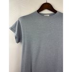 Brunello Cucinelli Women’s Small Grey Sparkly Cashmere T-Shirt Photo 1