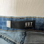 Kut From The Kloth Reese Ankle Straight Leg Jeans With Side Stripes Size 2 Photo 6