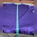 Victoria's Secret Vintage  Gold Label Patterned  Night Gown Royal Purple Medium Photo 4