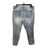 Laurie Felt Classic Embroidered Jeans Vital Stretch Denim Blue Size 12 Photo 1