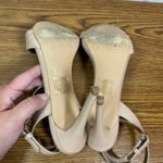 Steve Madden  Reno Heels Ankle Strap‎ Dressy Party Nude Beige Size 9.5M Photo 3