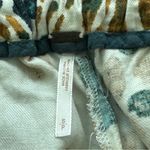 Free People  Women Linen Blend Printed Wide Leg Pants Ivory size S Photo 4