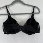 Victoria's Secret  Angel Full Coverage‎ Black Bra 36D Underwire Lace Trim Photo 5
