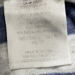 Tommy Bahama  Maxi‎ Cover-Up Dress Size XS Blue White Stripe Pom Trim Linen Blend Photo 4