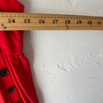 Urban Outfitters  Red Sundress Size M Button Front Sleeveless Midi 100% Lyocell‎ Photo 8