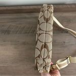 Coach Vintage Poppy Signature Tan Canvas Gold Metallic Swing Pack Crossbody NWT Photo 4