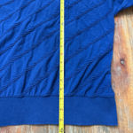 Anthropologie Saturday Sunday Blue Crew Neck Textured Puff Sleeve Tee Large Photo 9