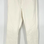 St. Agni High Rise Straight Jeans White Cream Women's Size 29 Button Fly Photo 0