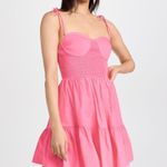 STAUD  Pink Mini Dress Photo 0
