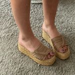 Paloma Barcelo mini platform wedges Tan Size 7 Photo 3