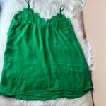 Shinestar  Women's Green Lace Trim Cami Top Size Small Photo 7