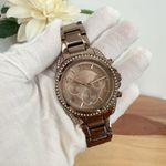 Michael Kors NWT  Blair Chronograph Brown Stainless‎ Steel Watch MK6764 Photo 4