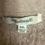 Madewell  Women's Brown Cable Knit Long Sleeve Button Up Cardigan Sweater Top XXL Photo 2