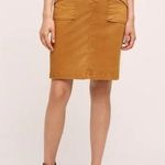 Pilcro and the Letterpress  size 4 tan mini skirt Aline button down dress skirt Photo 0