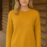 Ellen Tracy  100% Cashmere Crewneck Long Sleeve Cozy Holiday Cabincore Capsule M Photo 0