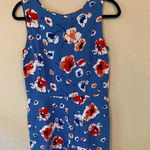 Tommy Hilfiger Floral Romper sz 4 summer flowers casual fair America 4th of July Photo 0