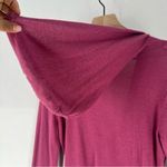 Athleta Vintage  Bamboo Cashmere‎ Blend Knit Drawstring Waist Hooded Tunic Y2K Photo 9