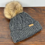 Pendleton  Women’s Wool Alpaca Blend Pom Pom Cable Knit Hat OS NWOT Photo 0