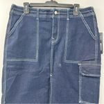 True Religion  denim cargo maxi skirt size 31 NWT Photo 1