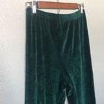 Jaclyn Smith  • Emerald Green Velvet pants Size Small Photo 1