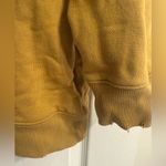 Aerie  Lace Up Oversized Crew Sweatshirt in Khaki Gold Tan - size L Photo 2