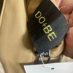 DO+BE Aviana Faux Leather Ruffled Mini Dress Tan Size S NWT Party Going Out Photo 10