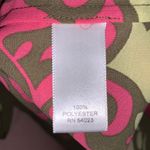 Banana Republic  lime green bright pink v-neck blouse Photo 8