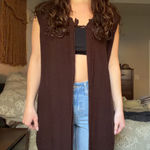 kim rogers Vintage Tie Vest/Cardigan  Photo 0