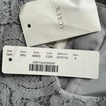 J.Crew NEW Tinsley Dress Leavers Lace Sz 6 Gray Bridesmaid Mother Of Bride $275 Photo 5