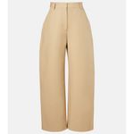 Acne Studios Pommy Satin Pants in Beige 34 New Womens Baggy Trousers Photo 8