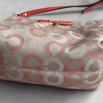 Coach Ashley Dotted Op Art Mini Crossbody Bag Khaki Tearose Photo 9