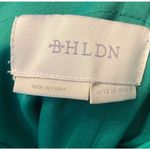 BHLDN Women's Green Sleeveless V-Neck Gown Size 12 Formal Floor-Length Dress Photo 5