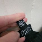 Eileen Fisher  black faux wrap pull-on skirt size small Photo 8