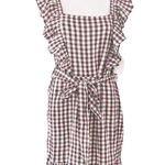 Topshop Dress Gingham Ruffle Mini Size 8 New w/Tag Photo 4