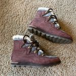 Sorel  Maroon and Gray Winter Boots Photo 1