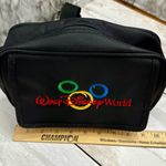 Disney  World Park Black Nylon Embroidered Fanny Pack Adjustable Strap Travel Fun Photo 2
