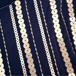 Charlotte Russe Vintage  Black Sequined Short Sleeve Top Small NWT Photo 1