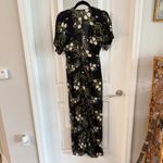 Reformation  Lemongrass Jumpsuit Size 0 Color Black White Green Photo 8