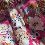 Pink Ditsy Floral Babydoll Dress Off Shoulder Ruffle S Photo 6