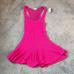 American Eagle  Magenta Knit Beach Mini Dress SIZE S Photo 0