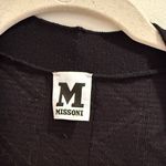 Missoni  Black Knit Cardigan Open Cardigan with Tie Photo 2