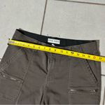 Knox Rose Women Brown Mid Rise Utility Cargo Ankle Zip Pants size 12 Photo 6