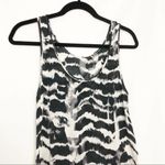 Guess Hi-Lo Boyfriend Tank Top Black White XS Photo 2