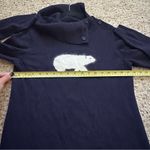 Talbots Women’s Sweater Medium Petite Lambswool Rabbit Hair Polar Bear Cowl neck Photo 5