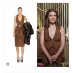 Retrofete Josephine Suede Vest in Cinnamon Large New Womens Sleeveless Top Brown Photo 15