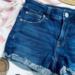 American Eagle  Super Stretch Dark Wash Shortie Denim Shorts Photo 1
