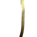 Boutique Gold Tone Simple Herringbone Necklace 19 inches Minimalist Photo 2