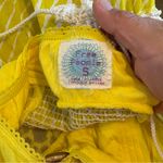 Free People Y2K  BabyDoll Tank Lace Beaded Floral Crochet Daisy Mixed Media S Photo 5